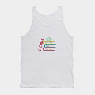 Drink Coffee, Read Books, Love Life Tank Top